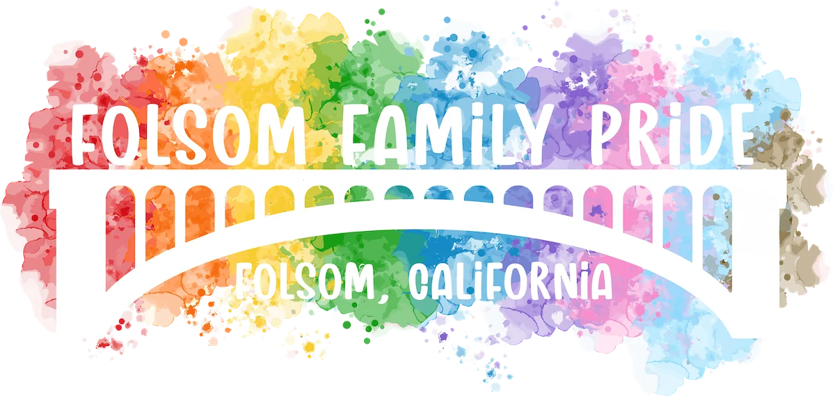 Folsom Family Pride Logo White